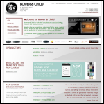 Screen shot of the Bower & Child Ltd website.