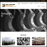 Screen shot of the Ballantine Bo'ness Iron Co Ltd website.