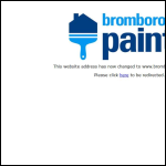 Screen shot of the Bromborough Paint & Building Supplies Ltd website.