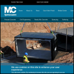 Screen shot of the Buchan Concrete Solutions Ltd website.