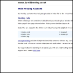 Screen shot of the David Bentley Ltd website.