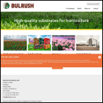 Screen shot of the Bulrush Horticulture Ltd website.