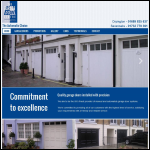 Screen shot of the Garage Door Centre website.