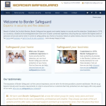 Screen shot of the Border Safeguard Ltd website.