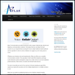 Screen shot of the Atlas Communications Ltd website.