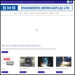 Screen shot of the BMB Engineers (Newcastle) Ltd website.