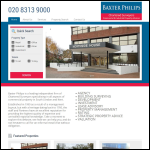 Screen shot of the Baxter Philips Ltd website.