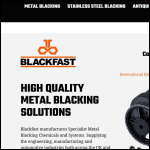 Screen shot of the Blackfast Chemicals Ltd website.