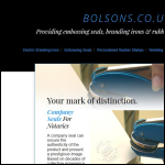 Screen shot of the Bolsons Ltd website.