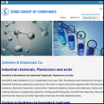 Screen shot of the B & D Clays & Chemicals Ltd website.