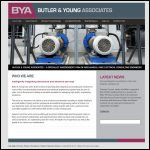 Screen shot of the Butler & Young Associates website.