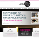 Screen shot of the Aspects Beauty Co Ltd website.
